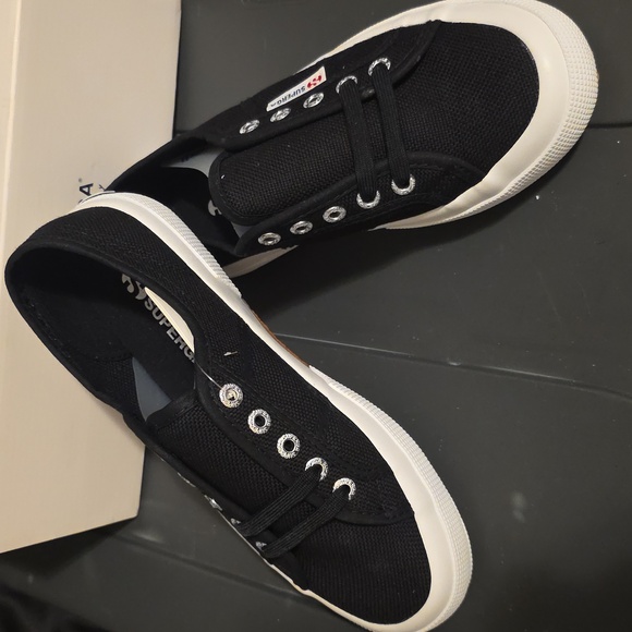 SUPERGA 2750 COTU CLASSIC SIZE 6W/4.5M BLACK-WHITE. - Picture 5 of 10